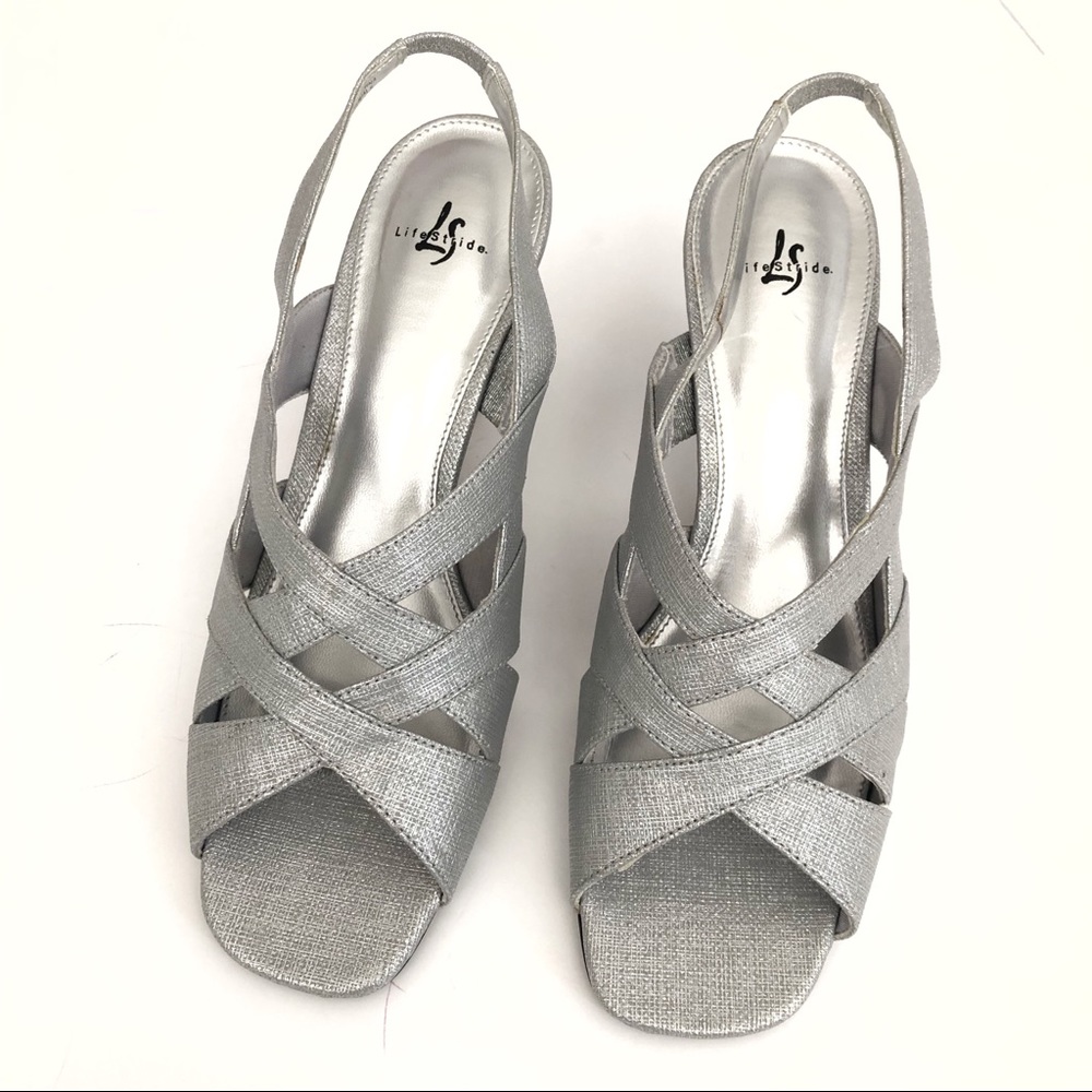 NEW Life Stride silver dress shoe | size 8